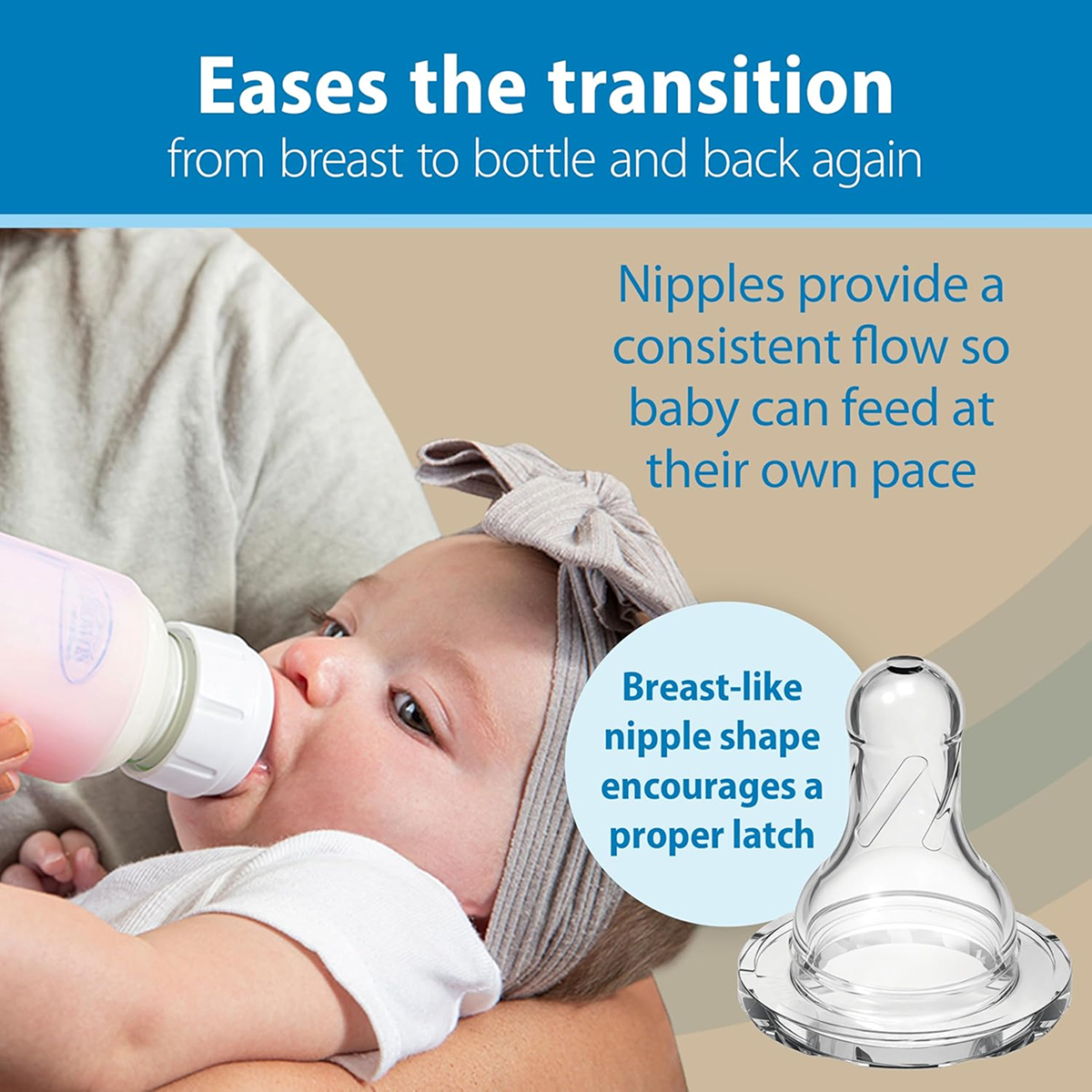 Dr. Brown’s Anti-Colic Glass Baby Bottles, 8oz, Level 1 Slow Flow – 4 Pack
