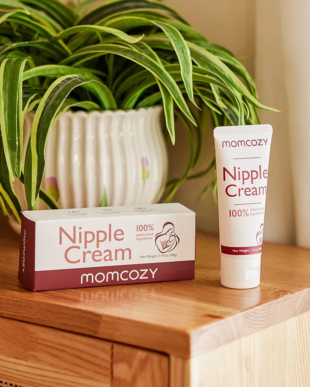 Momcozy 100% Natural Nipple Cream - Lanolin-free