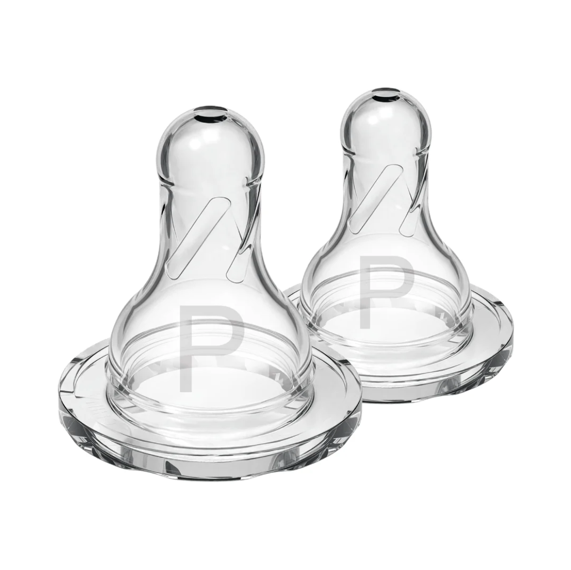 Dr. Brown's Natural Flow Narrow Baby Bottle Silicone Nipple, Preemie Level (2-Pack)
