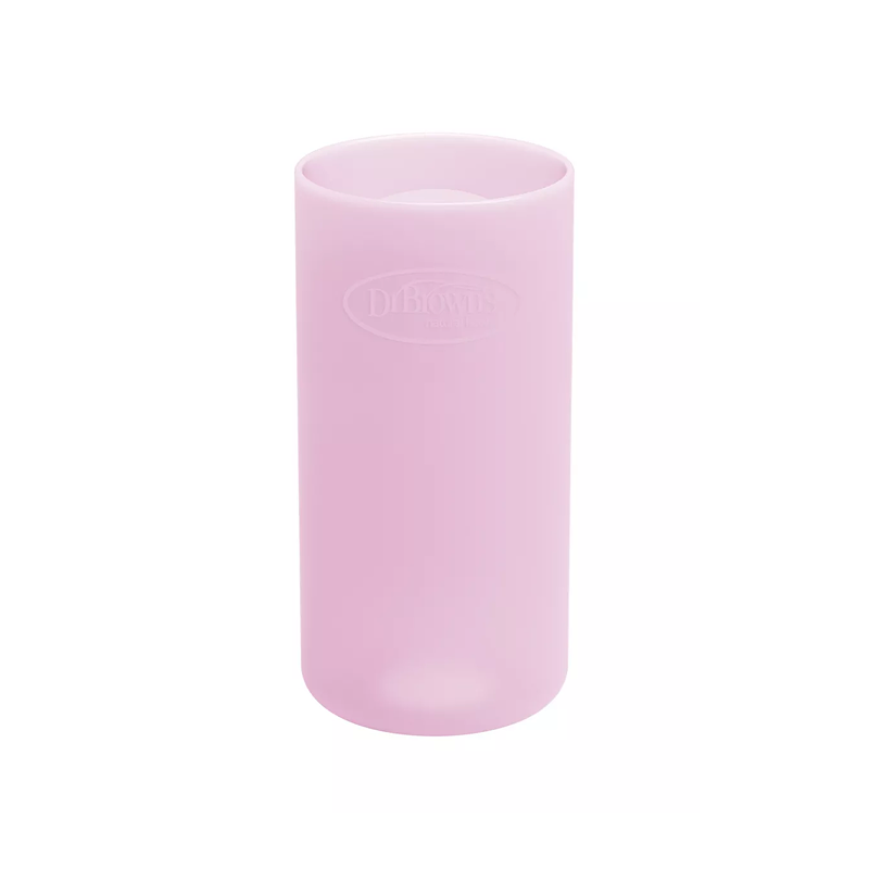 Dr. Brown's Narrow Neck Glass Sleeve (Pink) - 250 ml