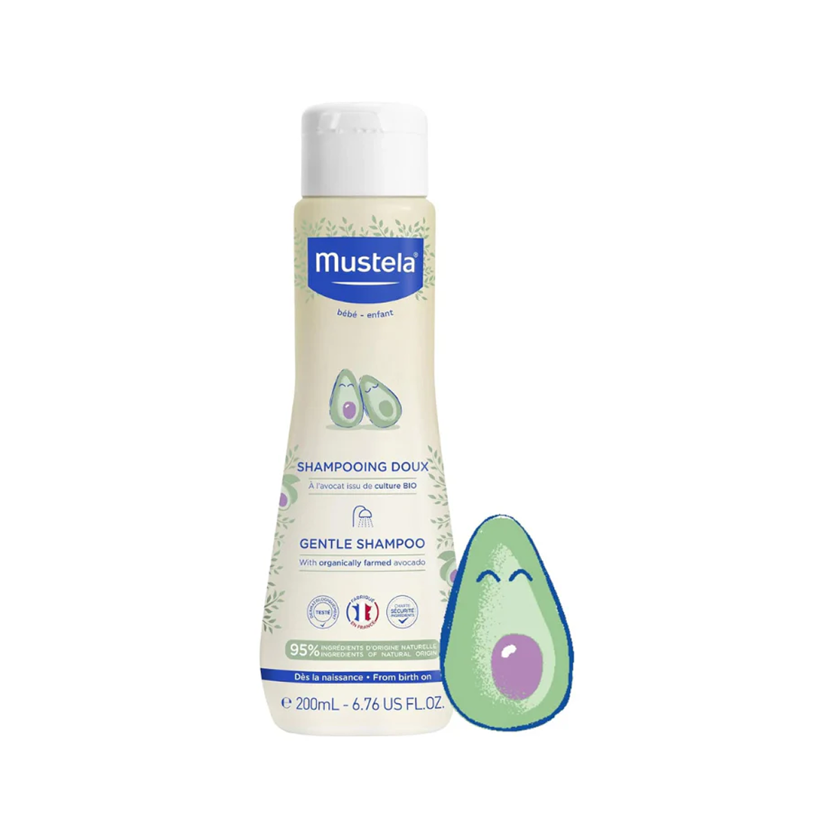 Mustela Baby Gentle Shampoo with Natural Avocado - 200ml