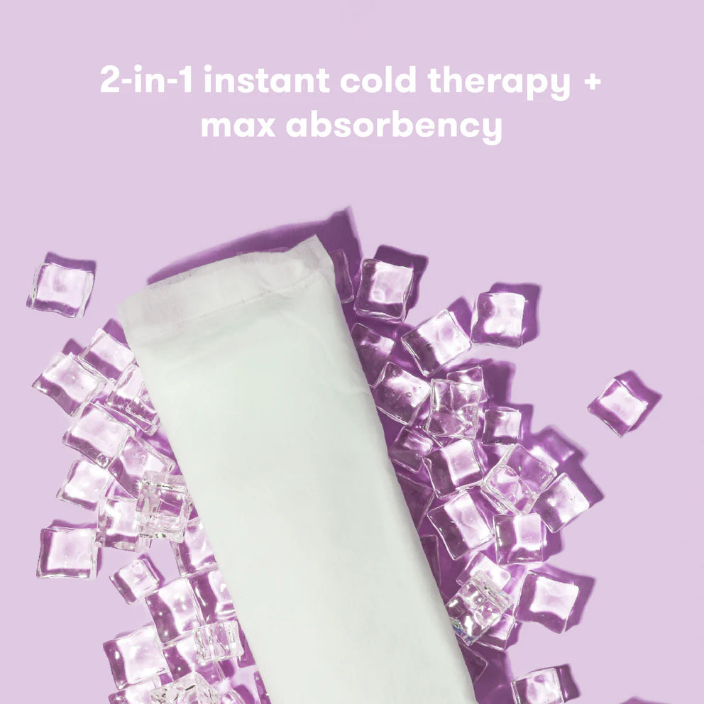 2-In-1 Postpartum Ice Maxi Pads - 8 Pack