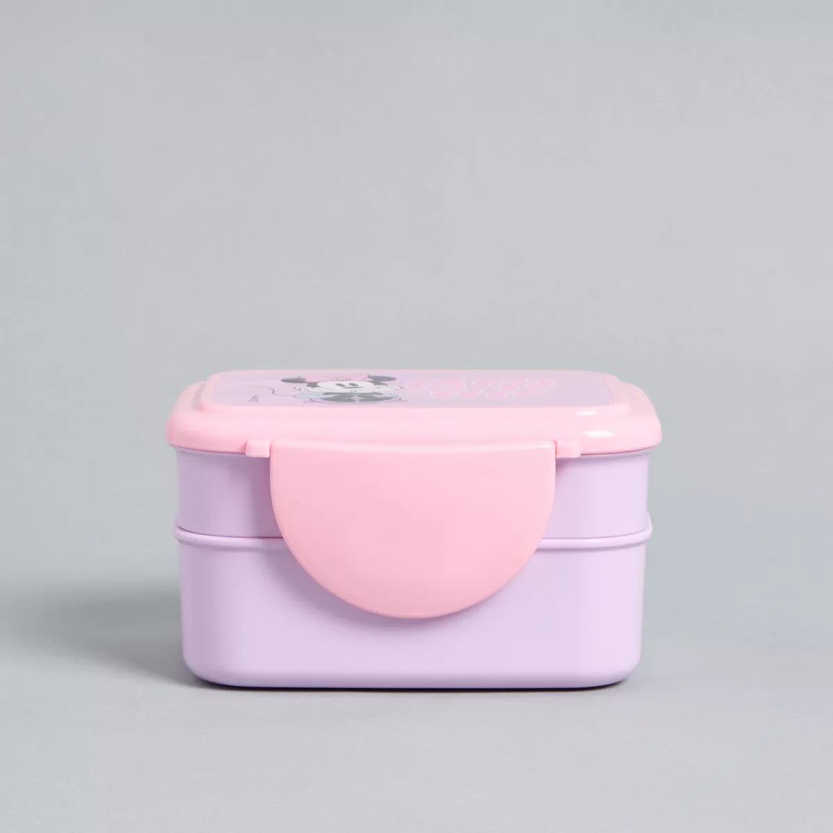 Minnie Mouse Print Lunch Box with Fork