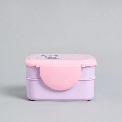 Minnie Mouse Print Lunch Box with Fork
