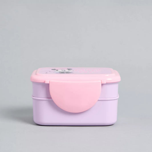 Minnie Mouse Print Lunch Box with Fork