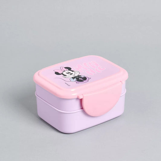 Minnie Mouse Print Lunch Box with Fork