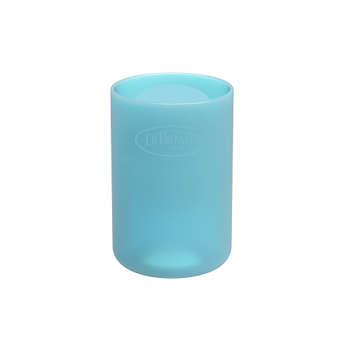 Narrow Glass Bottle Silicone Sleeve - 120ml (Blue)
