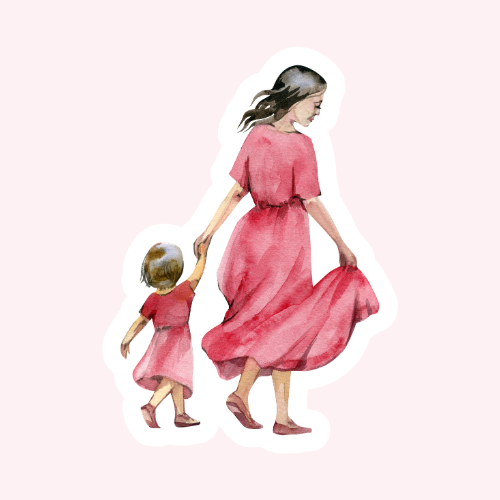 Girl Mom Sticker Sheet