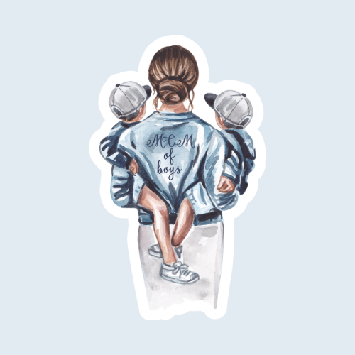 Boy Mom Sticker Sheet