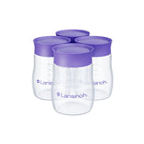 Lansinoh Breastmilk Storage Bottles (4-Pack)
