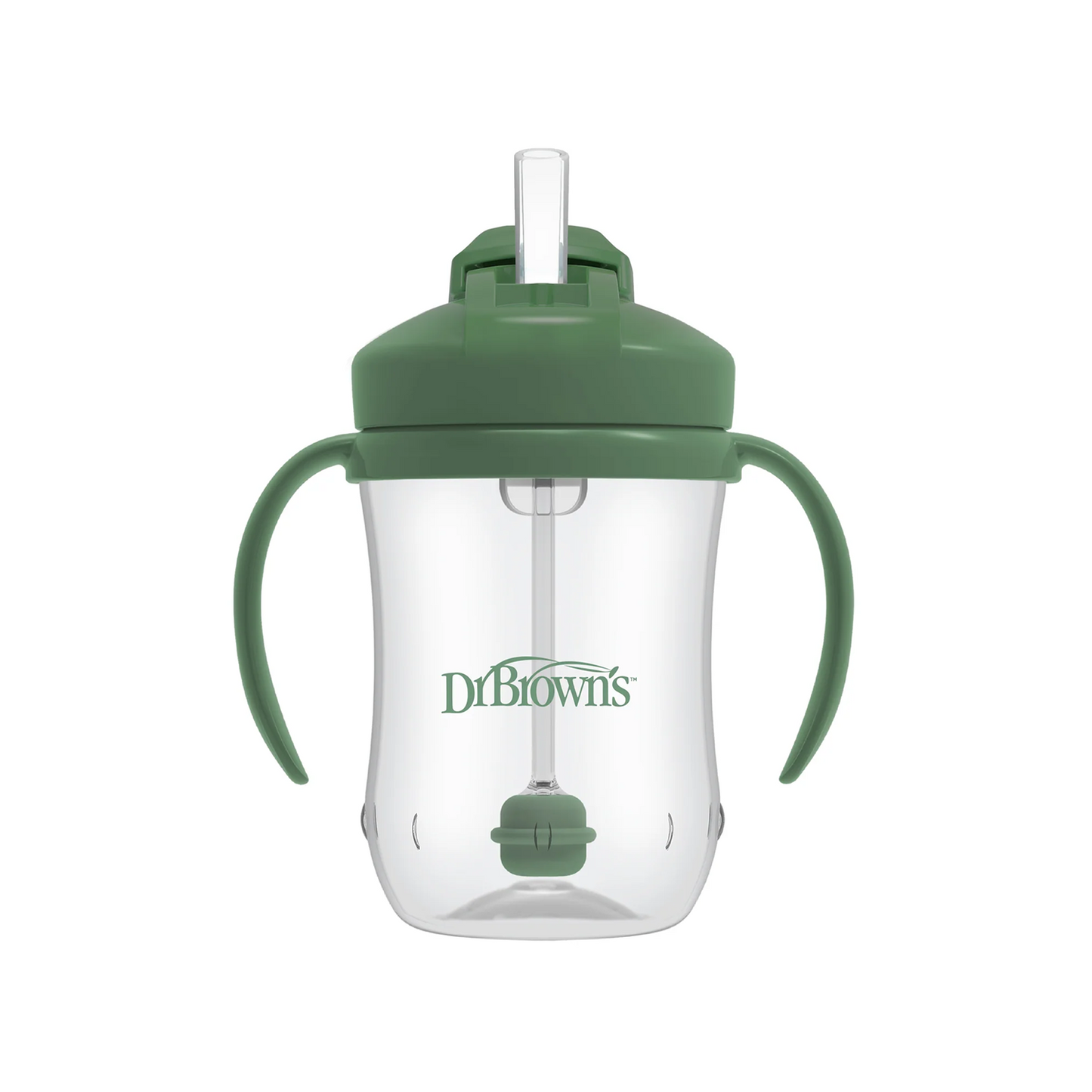Milestones Baby’s First Straw Cup 9oz/270mL, Olive Green
