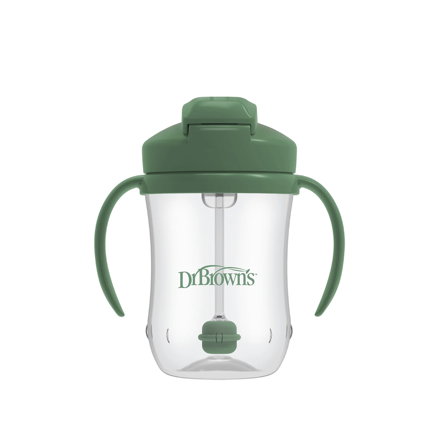 Milestones Baby’s First Straw Cup 9oz/270mL, Olive Green