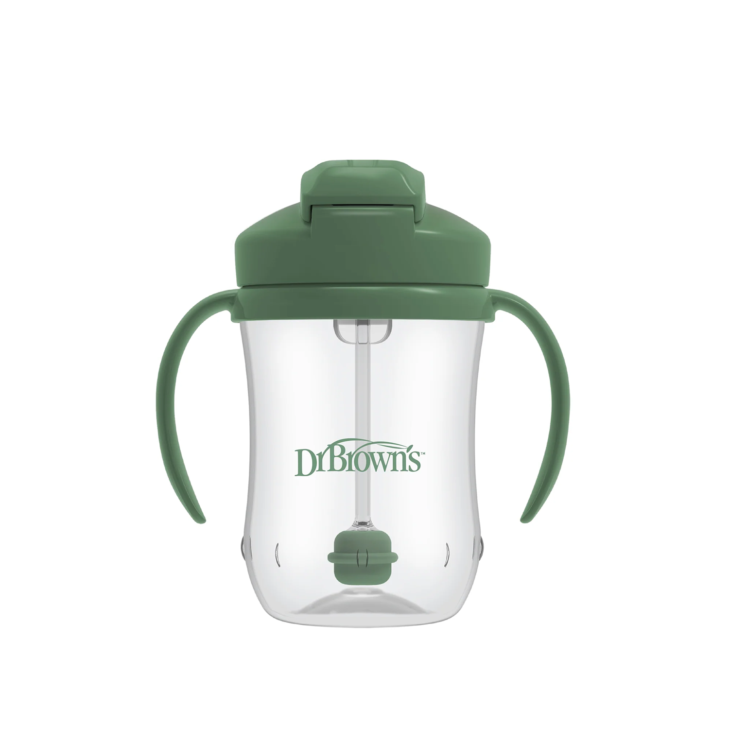 Milestones Baby’s First Straw Cup 9oz/270mL, Olive Green