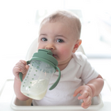 Milestones Baby’s First Straw Cup 9oz/270mL, Olive Green
