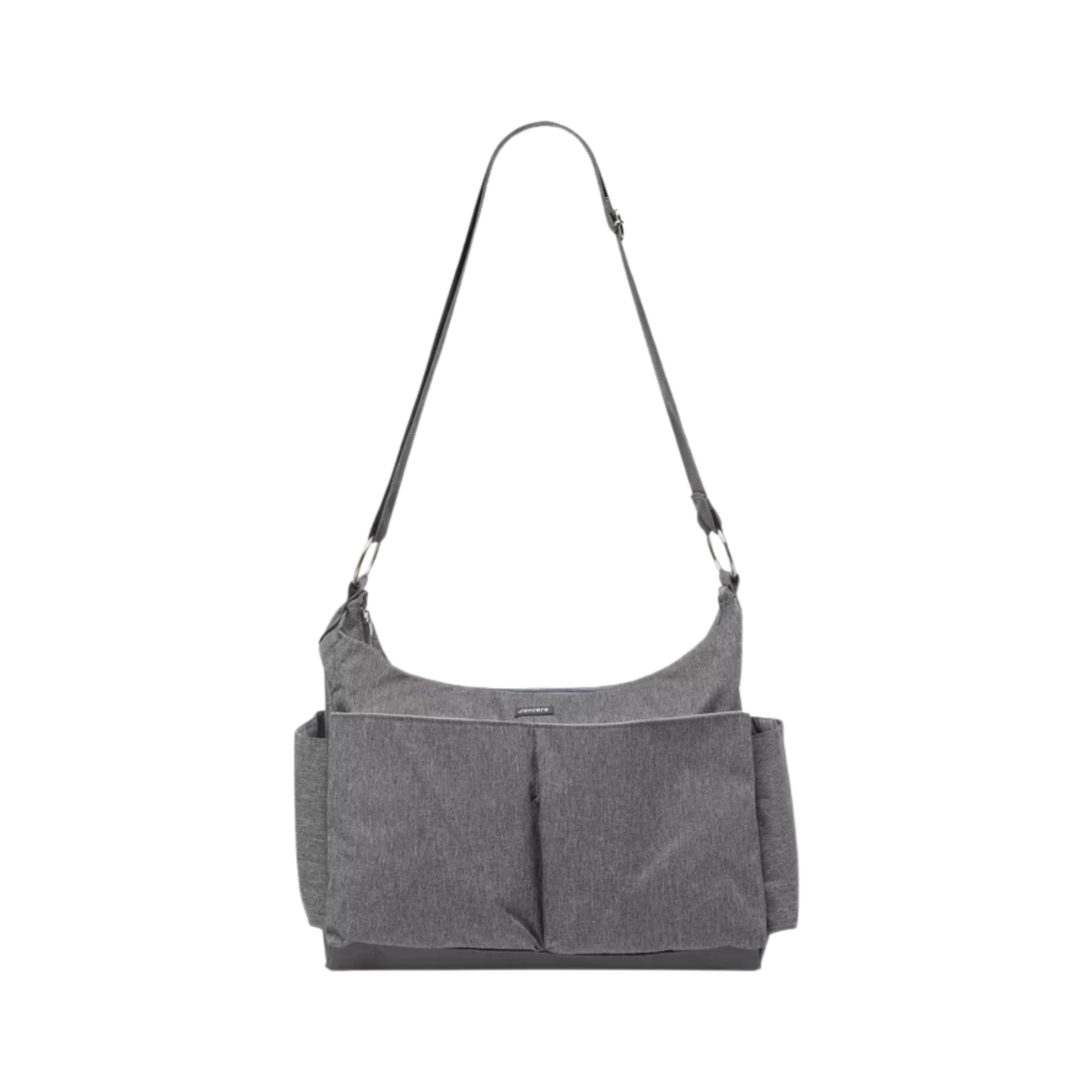 Textured Diaper Bag with Zip Closure