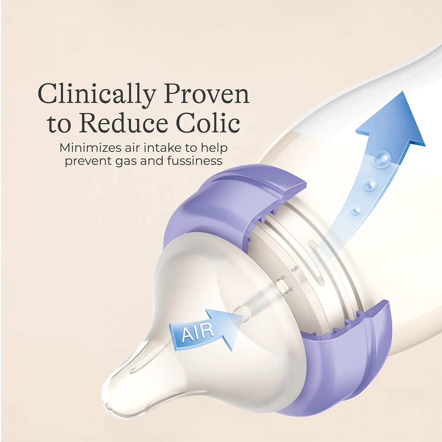 Baby Bottles 8 Ounces, 3 Count