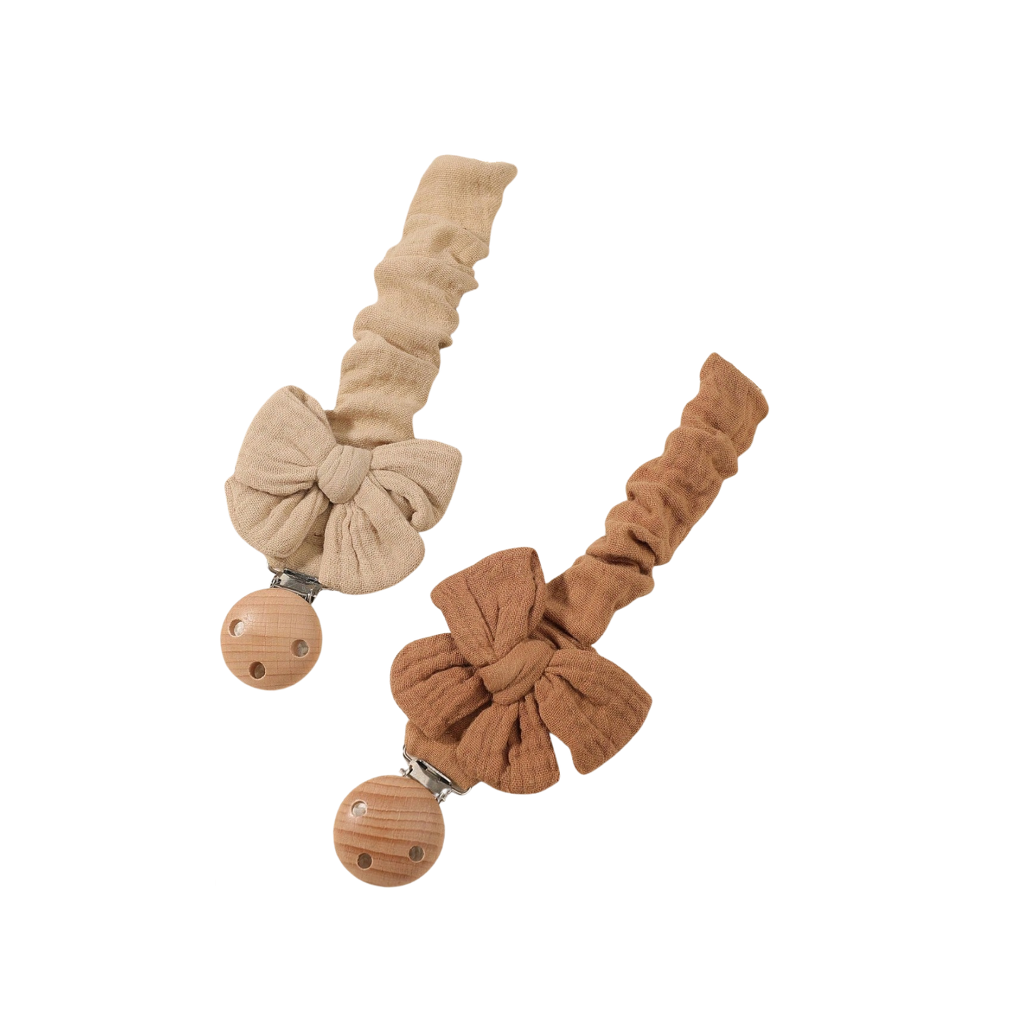 Bowknot Pacifier Holder Clips