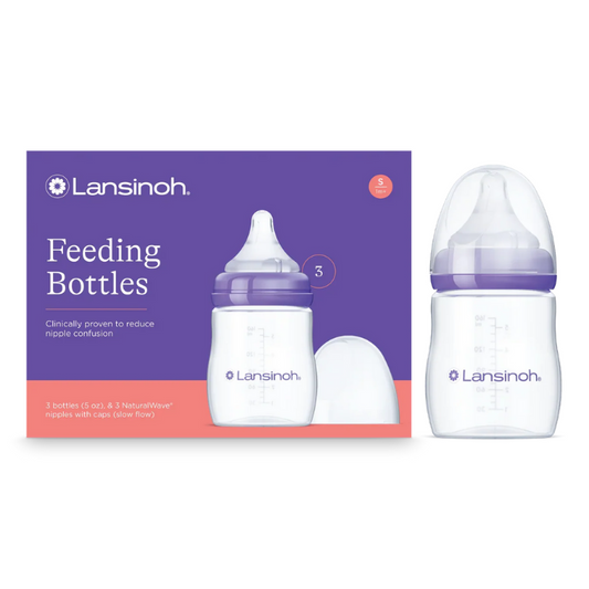 Lansinoh Baby Bottles, 5 Ounces, 3 Count