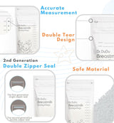 Dr. DuDu Breastmilk Storage Bags, 50 count, 220 ml