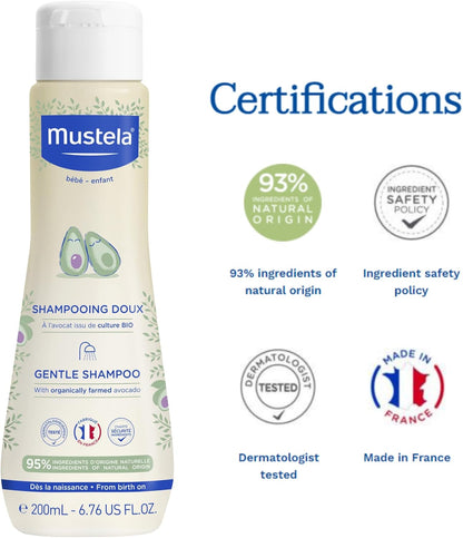 Mustela Baby Gentle Shampoo with Natural Avocado - 200ml