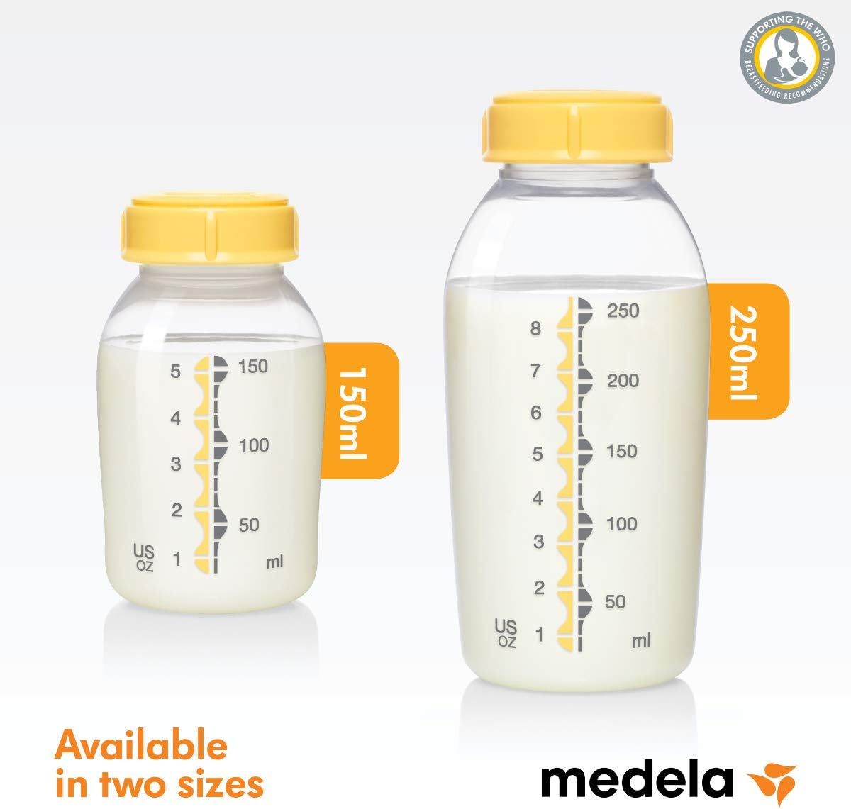 Medela Breastmilk Bottles 250ml - 2 Pack