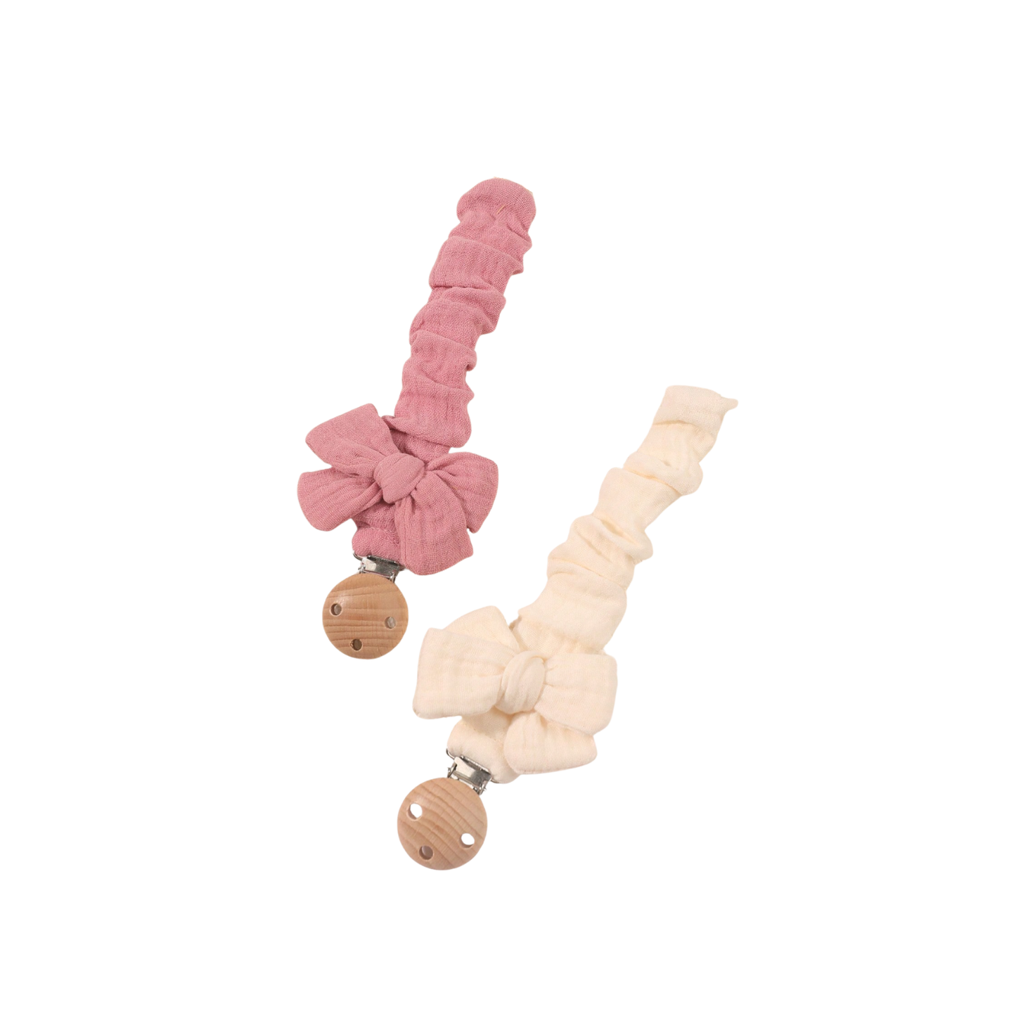 Bowknot Pacifier Holder Clips