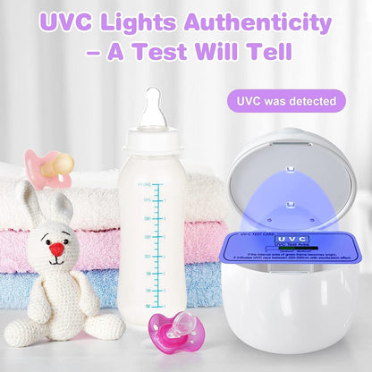 Mountop Mini Portable Pacifier UV Sterilizer, Rechargeable