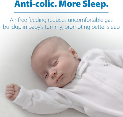 Dr. Brown’s Anti-Colic Glass Baby Bottles, 8oz, Level 1 Slow Flow – 4 Pack
