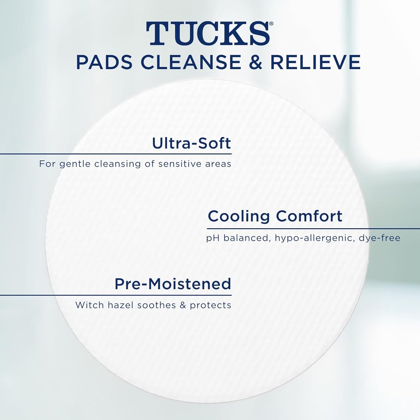 Tucks Medicated Cooling Pads - 100 Pads