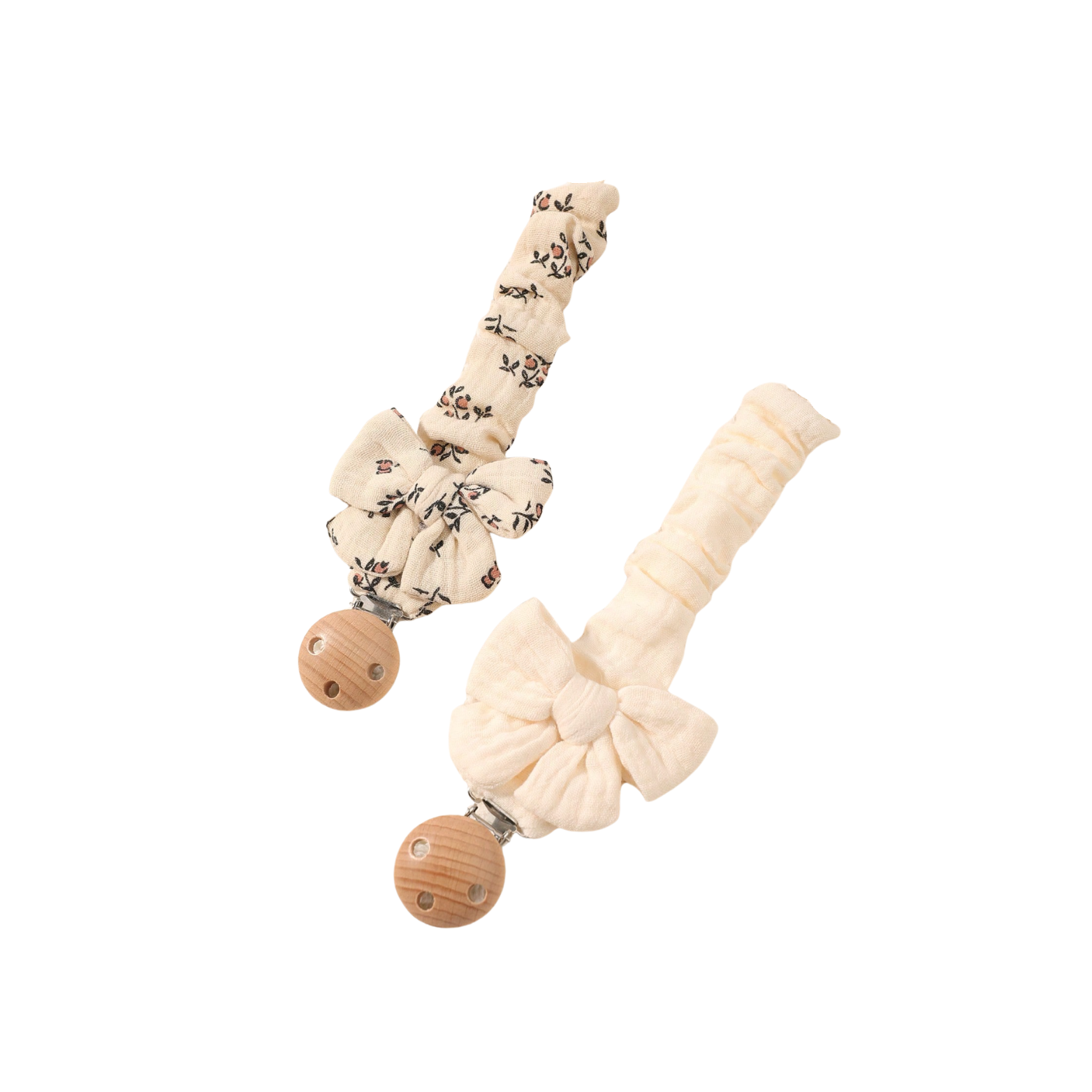 Bowknot Pacifier Holder Clips