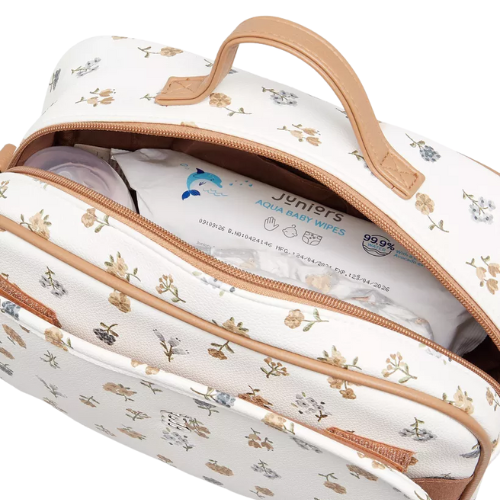 Checked Diaper Bag with Changing Mat