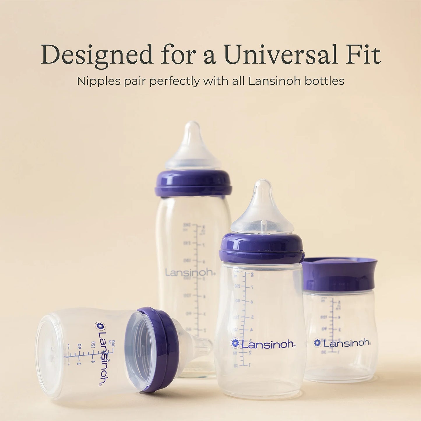 Lansinoh Baby Bottles, 5 Ounces, 3 Count