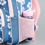 Stitch Print Backpack with Adjustable Shoulder Straps