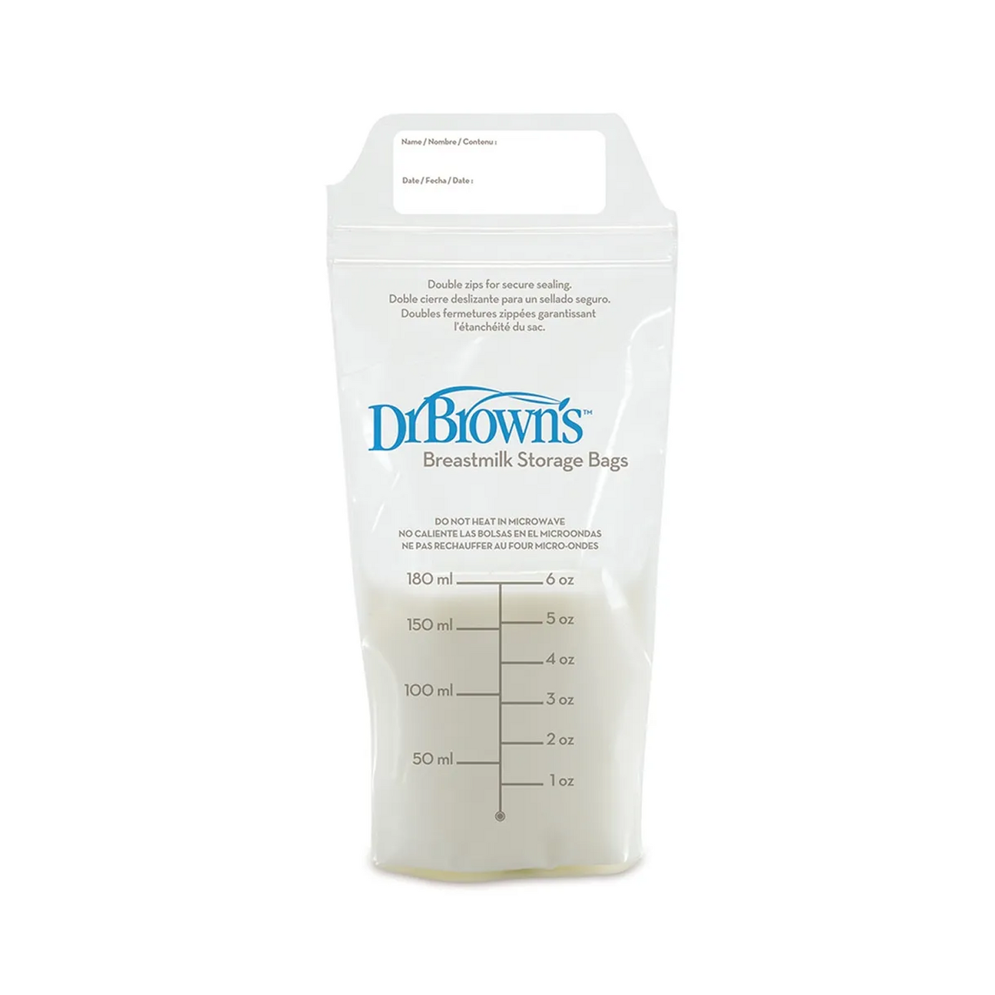 Breastmilk Storage Bags, 25pcs, 180 ml