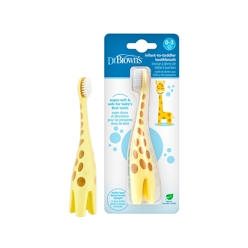 Dr. Brown's Infant-To-Toddler Toothbrush, Giraffe