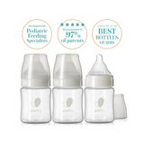 Evenflo Balance + Wide Neck, Plastic Baby Bottles, 5oz 3pk