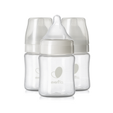 Evenflo Balance + Wide Neck, Plastic Baby Bottles, 5oz 3pk