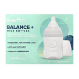 Evenflo Balance + Wide Neck, Plastic Baby Bottles, 5oz 3pk