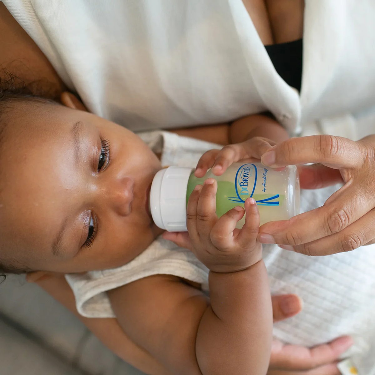 Dr. Brown's 2-Piece Anti-Colic Natural Flow Feeding Bottles, 60 ml