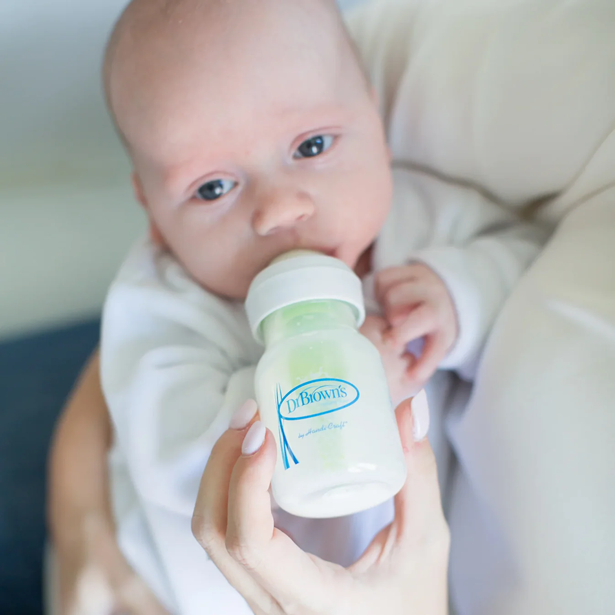 Dr. Brown's 2-Piece Anti-Colic Natural Flow Feeding Bottles, 60 ml
