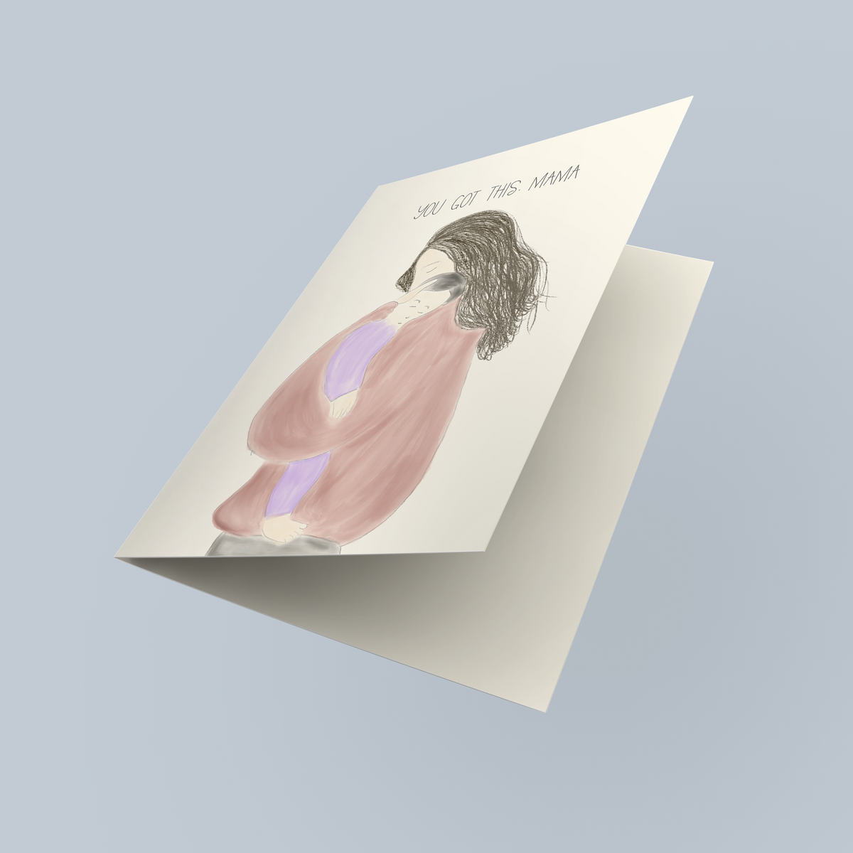 YOU GOT THIS, MAMA Card on Textured Paper