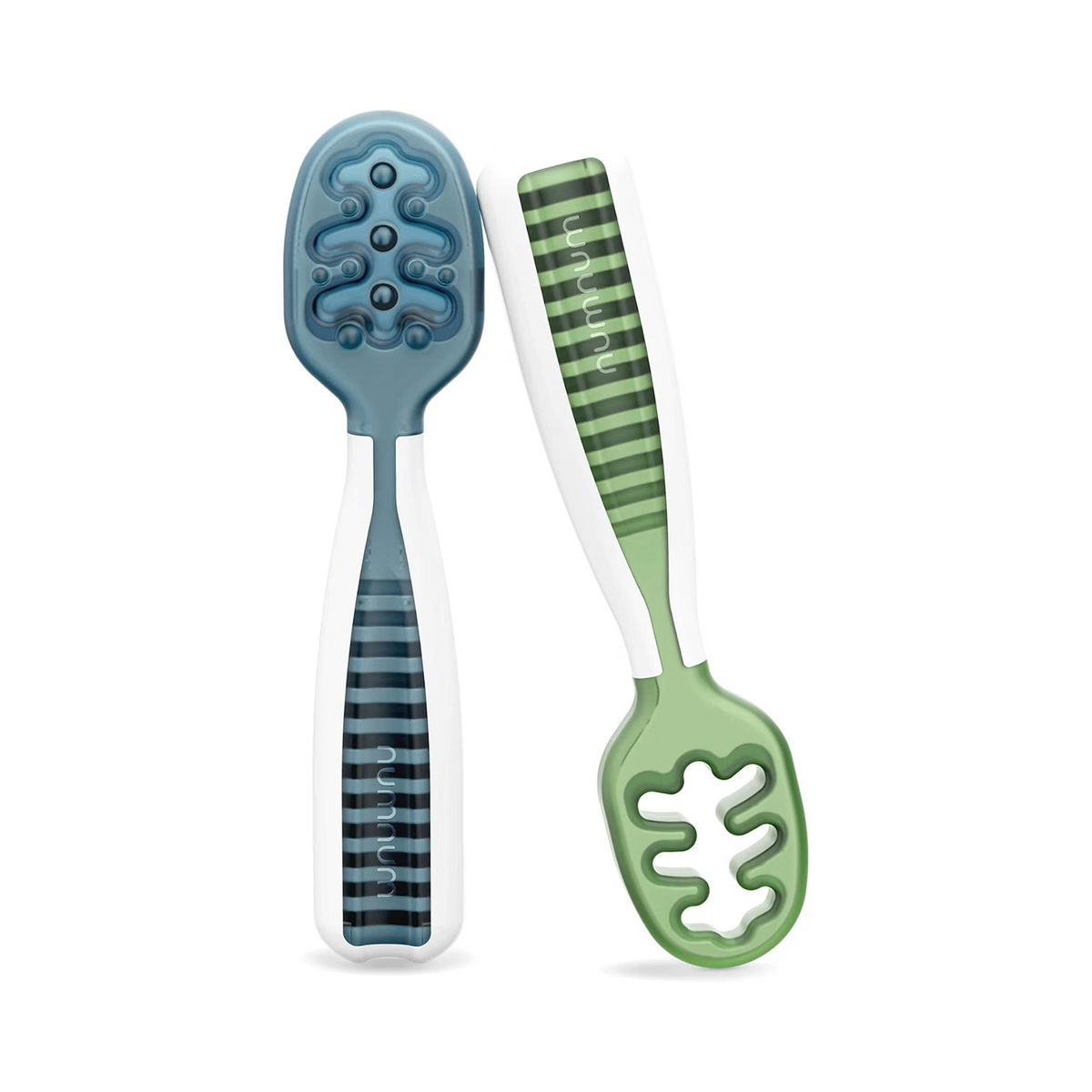 NumNum GOOtensils™  2pk, Blue/Green