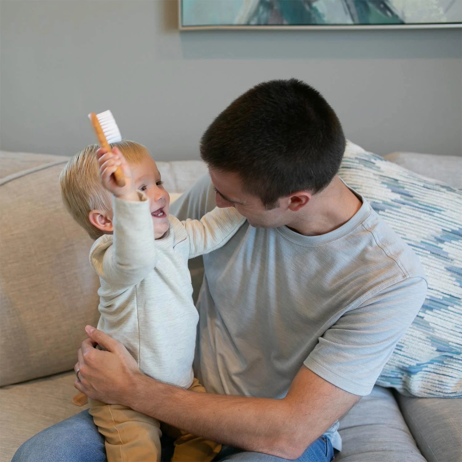 Soft and Safe Baby Brush + Comb