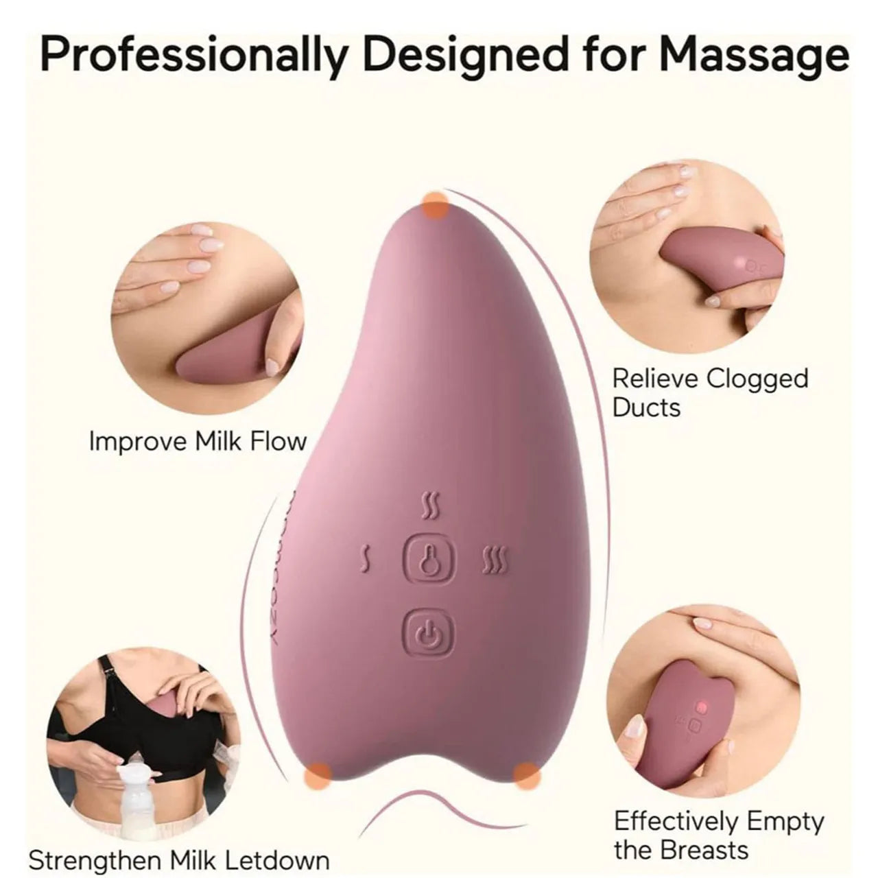 Momcozy Warming and Vibrating Lactation Massager
