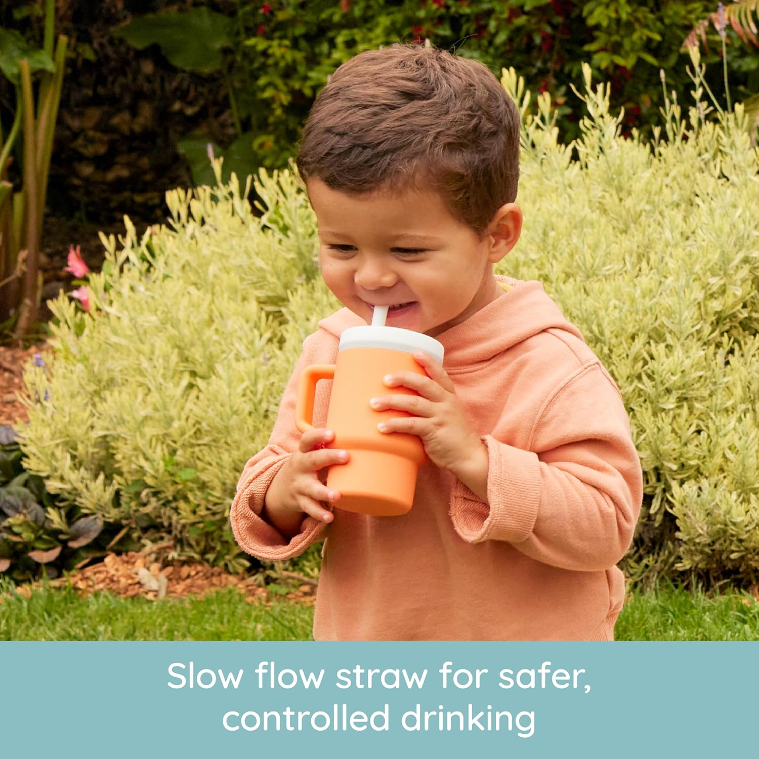 My 1st Tumbler Silicone 9oz - Creamsicle
