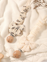Bowknot Pacifier Holder Clips