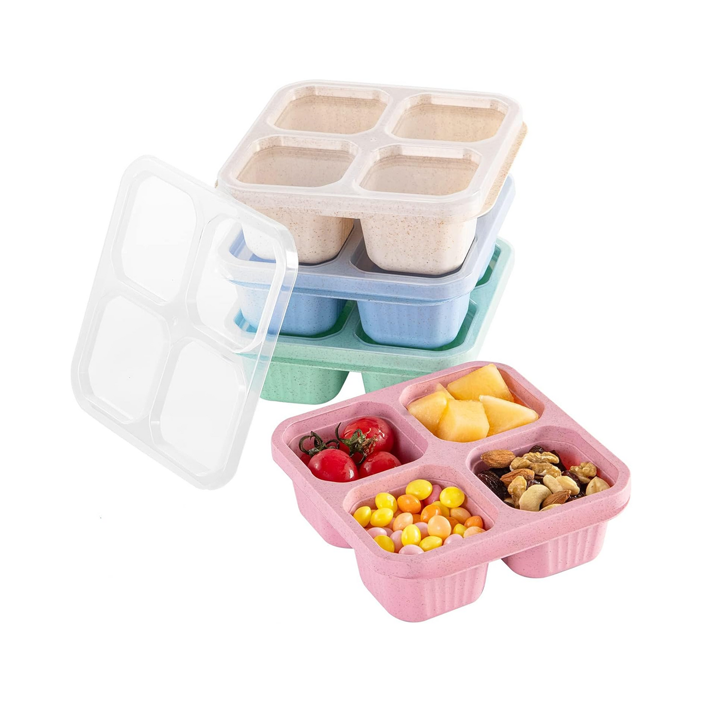 4 Pcs Snack Boxes