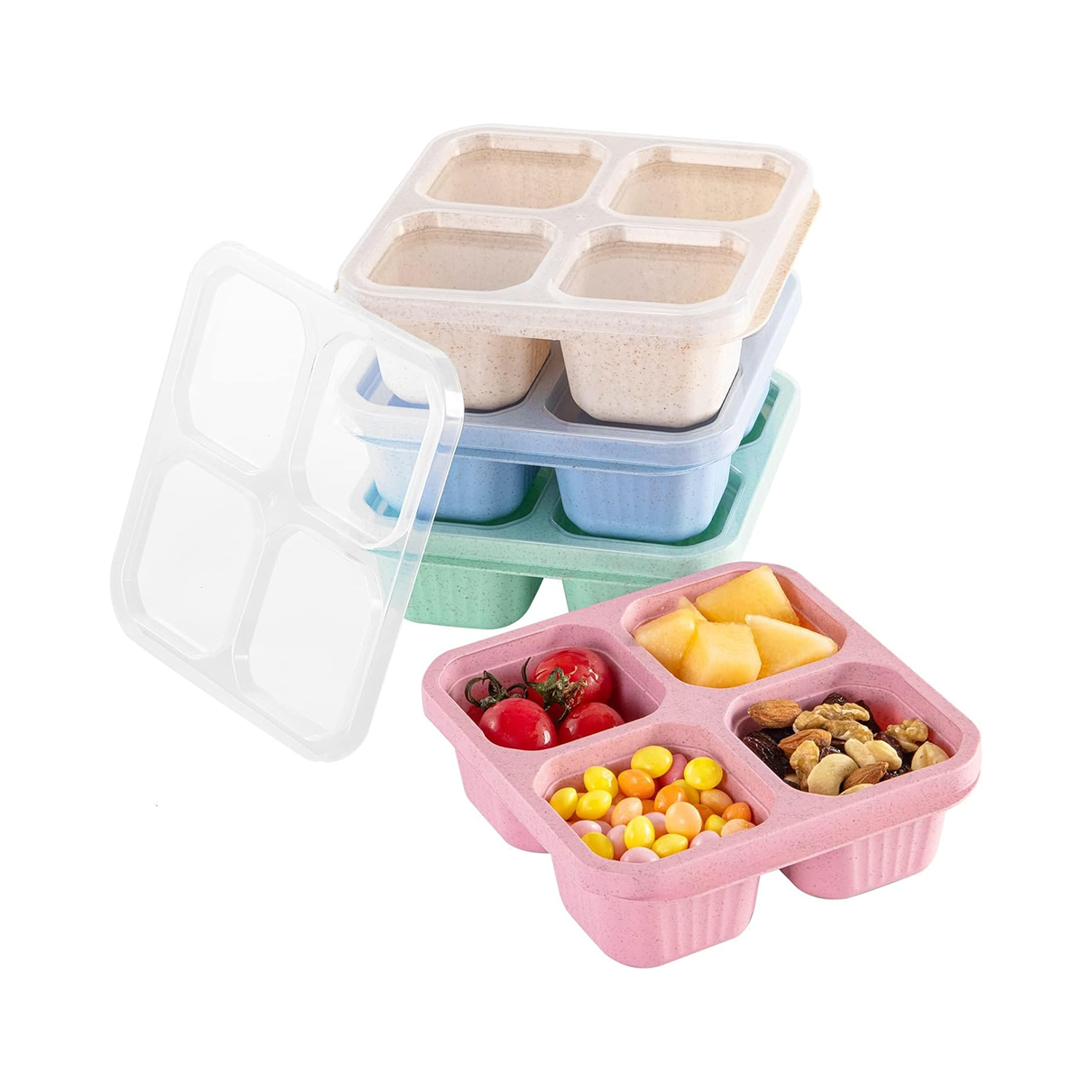 4 Pcs Snack Boxes