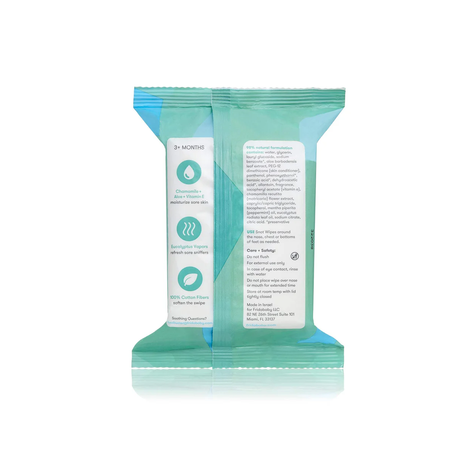 BreatheFrida the BoogerWiper Nose + Chest Wipes 3months+