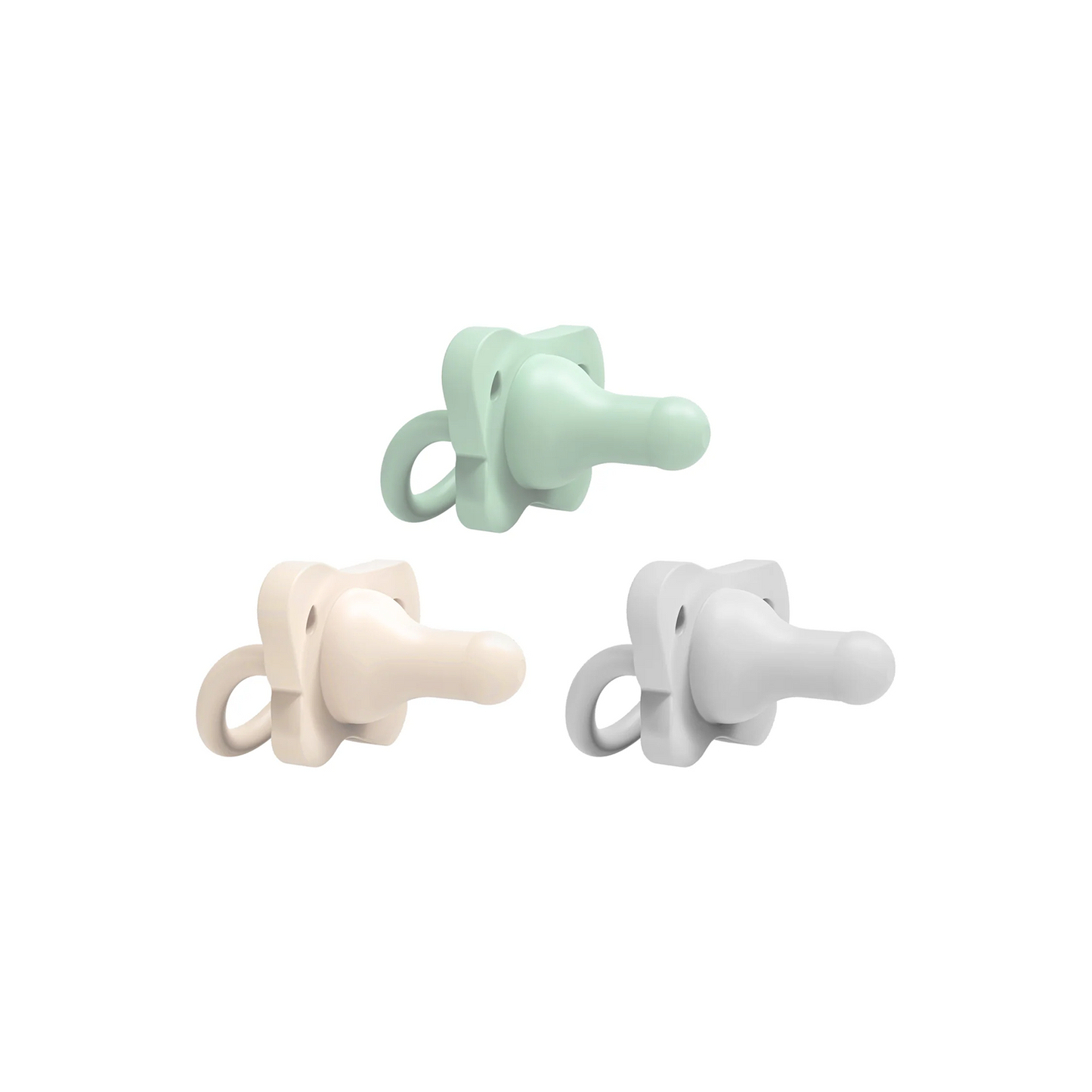 HappyPaci Green, Grey & Ecru, 3 Count